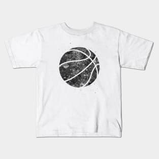 Basketball Ball black and white Kids T-Shirt